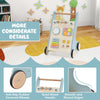 Wooden Baby Walker Toddler Push Walker Sit to Stand Kids Activity Center