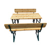 Outdoor Garden Beer Table and Bench Furniture Set Foldable Picnic Backrest Bench