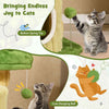 Indoor Versatile Cat Play House Climbing Furniture Modern Cat Tree-Green