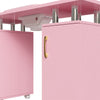 Manicure Nail Table Movable Nail Station Desk with Casters for Nails Art Beauty
