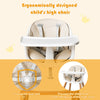2 in 1 Toddler Convertible High Chair Baby Wooden Dining Highchair with tray