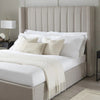 Dusk Madison Stone Grey Linen Look Super King Ottoman Storage Bed RRP £899