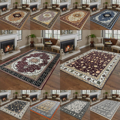 Luxury Non Slip Large Traditional Rugs Living Room Bedroom Rugs Hallway Runner