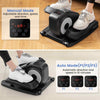 Portable Seated Leg Exerciser Under Desk Elliptical Machine Seniors-Black
