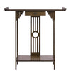 Industrial Console Table Rustic Wood Side Table Hallway Storage Shelf w/ Drawers