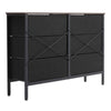 6 Drawer Fabric Dresser Living Room Bedroom Chest Of Drawers Storage Cupboard