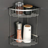 2 Pack Stainless Steel Corner Shower Caddy Shower Shelf - Polished Chrome