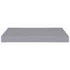 Floating Wall Shelf Grey 50x23x3.8 cm MDF