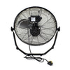 Floor Fan 18" High Velocity 3 Speed Freestanding Adjustable for Office Gym Black