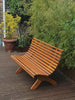 GARDEN BENCH 3 SEATER WOODEN OUTDOOR PARK SEATING WOOD FURNITURE SEAT