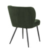 Dusk Mabel Dark Olive Velvet Set of 2 Dining Chairs
