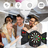 Professional Electronic Dart Board Set Digital Dartboard w/Cabinet 4 LED Display
