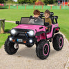 Kids Electric Ride On Car 2-Seater 24V Battery Powered Truck W/ Remote Control