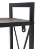 Industrial Wall Mounted Wine Rack 2 Tier Storage Display Shelf Glasses Holder