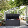 430L Outdoor Storage Box Large Patio Garden Deck Container Chest Tools Furniure