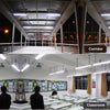 10X 5FT LED Strip Lights Batten Tube Light Office Shop Garage Ceiling Lamp 6500K