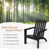 Outdoor Wooden Armchair Backyard Lounge Adirondack Chair Patio Chair