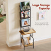 Smilesun Record Player Stand Vinyl Record Storage Turntable Stand 200 Albums