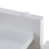 White Mirrored Wall Mounted Bathroom Cabinet Storage Cupboard Adjustable Shelf