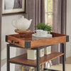 3 Tier Rolling Kitchen Trolley With Wine Rack Industrial Wood Metal Serving Cart