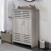 Grey Bathroom Under Sink Cabinet Basin Storage Cupboard Vanity Unit Furniture