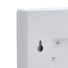 Fogless Bathroom LED Wall Mirror with Dimmable Lights/Magnifier/Touch Switch UK