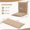 Lazy Sofa Floor Chair Foldable Gaming Chair Reading Floor Seat-Beige