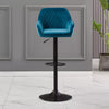 2x Bar Stools Breakfast Comfortable Swivel Gas Lift Kitchen Stool Leather Chairs