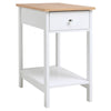 Modern Sofa Side Tea Table Bedside Table Nightstand Wooden Storage Drawer Unit