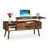 Coffee table Height Adjustable Lift Top Coffee Table Industrial Sofa Table