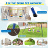 300 kg Indoor Outdoor Swing Set Garden Heavy Duty Carbon Steel Swing Frame
