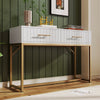 Console Side Display Table with 2 Drawers Hallway Entryway Living Room Furniture