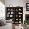 5 Tier Wooden Bookcase Shelving Display Storage Shelf Unit Wood Furniture