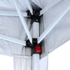 2x2m Waterproof Garden Pop-Up Gazebo Marquee Party Tent Canopy 4 Sides White