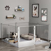 3 in 1 Dog Whelping Pen Box Large Heavy Duty Dog Playpen Cage Crate Anti-anxiety