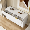 Modern White Chest of Drawers Wide Bedroom Furniture Storage Bedside 6 Drawers