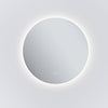 Round Illuminated LED Bathroom Mirror with Demister Sensor 3 Color Lights 600mm
