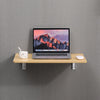 Wall Mounted Drop-Leaf Folding Floating Table Hanging Computer Desk Small Space