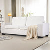 3 Seater Sofa Modern Teddy Velvet Fabric Fleece Couch Love Seat Settee Bedroom