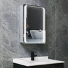 LED Bathroom Mirror Cabinet with Shaver Socket Demister Sensor Dimmable Lights
