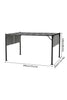 Garden Pergola Awning Gazebo Outdoor Canopy Furniture Party Barbecue Shades