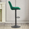 1/2/3/4x Bar Stools Adjustable Breakfast Kitchen Stools Velvet Swivel Gas Lift
