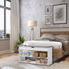 Hallway Shoe Cabinet Bench Storage Shoes Rack Unit Cupboard Cushion Padded Seat