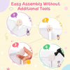 Portable Baby Dresser Clothes Storage 12 Cubes Children Wardrobe-White