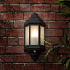 PIR Sensor Outdoor Wall Lantern Security Patio Lighting LED Garden Walkway Light
