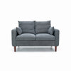 Panana Linen Fabric 2 & 3 Seater Sofa Couch with Wood Legs 3 Colours
