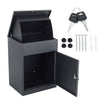 Large Letter Box Post Box Mail Letterbox Top Drop Parcel Delivery Box Lockable