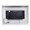 Wall/Inset Mounted 34"Insert Fires Modern Electric Fireplace Heater Core +Remote