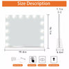 Hollywood Mirror Vanity Make Up Mirror with 14 Lights LED USB Charging Mirror UK