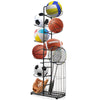 7-Tier Basketball Ball Storage Rack Sports Balls Display Storage Organizer